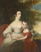 FAULKNER Benjamin Rawlinson 1787-1849,A portrait of a Mother and her son, seated in a ,1838,Bonhams 2006-10-10