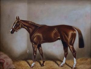 FAULKNER Charles 1900,HORSE IN A STABLE,1891,Potomack US 2020-06-30