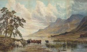 FAULKNER John 1835-1894,On Loch Shiel, Argyllshire,Christie's GB 2004-05-14