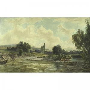 FAULKNER John 1835-1894,on the river near greuznach,Sotheby's GB 2004-09-29
