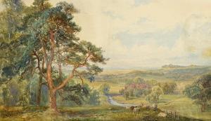 FAULKNER John 1835-1894,Sheep in the Landscape,Morgan O'Driscoll IE 2024-02-26