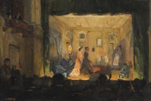 FAURE Amandus 1874-1931,Scene in a theatre,Nagel DE 2022-11-17