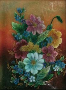 FAURE Camille 1874-1956,bouquet of flowers,Weschler's US 2009-10-17