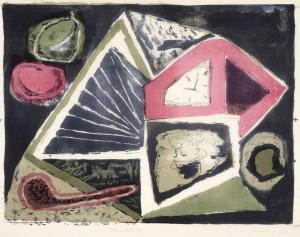 FAUSER Arthur 1911-1990,Hommage à Cézanne,1952,Leipzig DE 2024-04-20