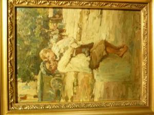 FAUST Joseph 1868-1934,Les deux enfants dans la rue,Hôtel des ventes d'Avignon FR 2020-05-30