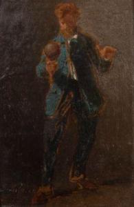 FAUVELET Jean Baptiste 1819-1883,Les joueurs de bilboquet,Cornette de Saint Cyr FR 2021-10-25