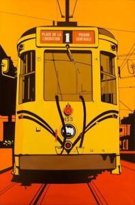 FAUVILLE Daniel 1953,Tram, place de la Libération,Millon & Associés FR 2018-06-11