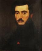 FAVAS Jean Daniel 1813-1864,Portrait d\’homme,1845,Yann Le Mouel FR 2020-02-06