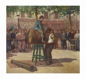 FAVEROT Joseph 1862-1915,Circus artists, Montmartre, Paris,Christie's GB 2017-06-13