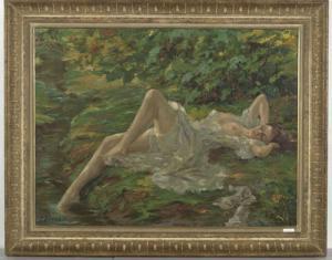 FAVRE Angélique 1900-1900,Schlafende.,Galerie Koller CH 2006-09-18