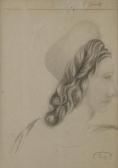 FAVRE Madame,Jeune homme de profil,1858/60,Ader FR 2018-10-19