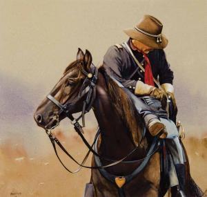 FAWCETT John 1952,Battle Weary,1997,Scottsdale Art Auction US 2023-04-14