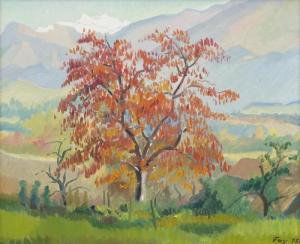 FAY Fred 1901-1987,Cerisier des montagnes de Savièse,1975,Dogny Auction CH 2014-09-30