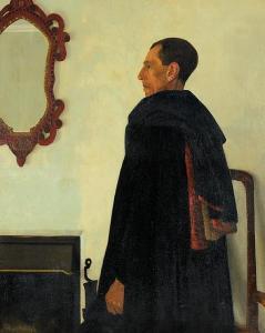 Fearon Walke Ann 1890-1965,Portrait of a gentleman in a Spanish cloak (Revere,Bonhams GB 2009-11-18