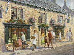 FEATHER Larry 1900-1900,Bakewell Pudding Shop,20th century,David Duggleby Limited GB 2022-12-03