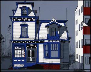 FEATHERSTON William 1927-2009,The Developer #2,1973,Heffel CA 2009-09-03