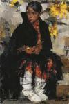 FECHIN Nicolai Ivanovich 1881-1955,Indian Girl with Sunflowers,Christie's GB 2005-04-27