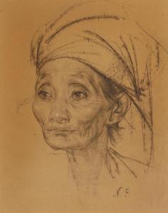 FECHIN Nicolai Ivanovich 1881-1955,Portrait of a Woman,Bonhams GB 2023-11-07