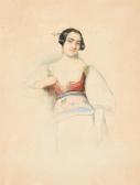 FECHNER Eduard Clemens 1799-1861,Lady in traditional dress,Dreweatts GB 2021-05-27