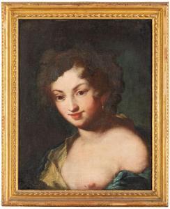 FEDELI IL MAGGIOTTO Domenico 1713-1794,Ritratto di giovane ragazza in veste d,Wannenes Art Auctions 2023-05-18