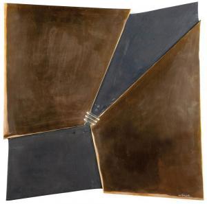 FEDRIGOLLI Esa 1950,Tafelstuk in de vorm van een gebroken vierkant,Bernaerts BE 2019-06-18