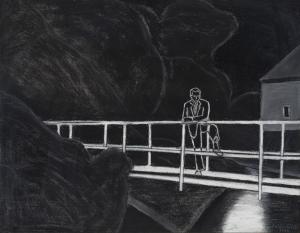 FEHÉR Laszlo 1953,Man on the bridge,1993,Nagel DE 2024-02-07