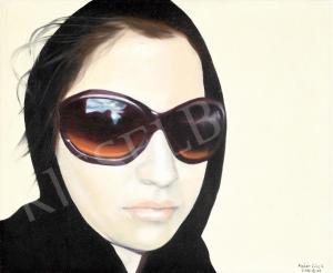 FEHÉR Laszlo 1953,Young Girl in Sunglasses,2006,Kieselbach HU 2023-04-21