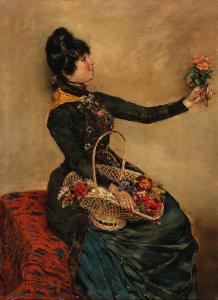 FEHR Friedrich 1862-1927,The Flower Seller,1885,Palais Dorotheum AT 2021-09-15