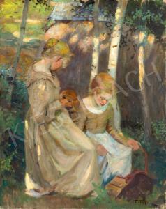 FEHR Friedrich 1862-1927,Young Girls in the Birch Grove,Kieselbach HU 2022-10-14