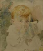 FEHR 1800-1800,Portrait d'enfant,1912,Dogny Auction CH 2014-03-18