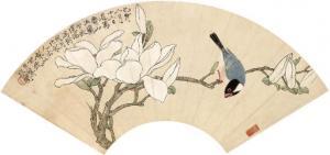 FEI AN YU 1888-1959,Magnolia and Bird,Christie's GB 2007-11-26