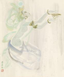 FEI SHAO 1954,a goddess,Stockholms Auktionsverket SE 2014-12-02