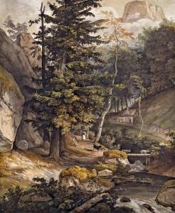 FEID Josef 1806-1870,Bäuerin mit Ziegen im Gebirge,im Kinsky Auktionshaus AT 2009-10-13