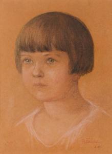FEILDER B 1900-1900,Portrait de petite fille,Boscher-Studer-Fromentin FR 2016-06-29