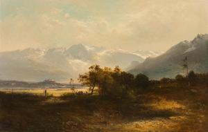 FELDHUTTER Ferdinand 1842-1898,Blick aus nördlicher Richtung über Salzburg a,im Kinsky Auktionshaus 2023-11-28