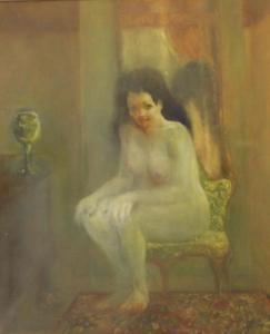 FELDMANN TED,A seated female nude,1963,Cuttlestones GB 2018-03-08