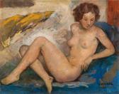 FELKEL Karl 1896-1973,Lying female nude,im Kinsky Auktionshaus AT 2016-06-07