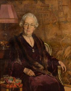 FELKEL Karl 1896-1973,Portrait of Frances Cook,Simon Chorley Art & Antiques GB 2019-07-23