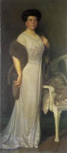 FELLERMEYER Josef 1862,Porträt einer eleganten Dame,Galerie Bassenge DE 2007-11-30