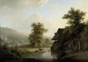FELS Jan Jacob 1816-1883,The Watermill,1842,Christie's GB 2010-11-09