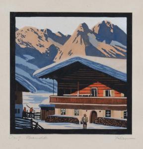 FELSINGER Josef 1908-1972,Alpine chalet,Rogers Jones & Co GB 2023-05-28