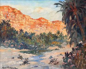 FENASSE Paul 1899-1976,Nordafrikanische Landschaft,Engel DE 2022-09-10
