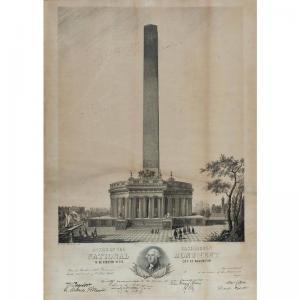 FENDERICH Charles,design of the washington monument (see p., iamer.o,1848,Sotheby's 2003-01-16