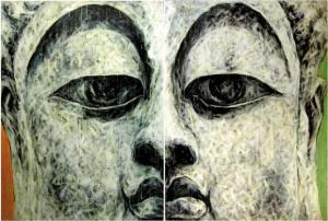 FENG Ge 1967,Buddha n°1,2007,Damien Leclere FR 2008-06-18