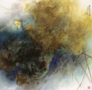 FENG LINZHANG 1943,LOTUS AFTER RAIN,Christie's GB 2004-10-31