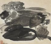 FENG YU 1916-2007,abstract composition,1985,Lempertz DE 2021-06-24