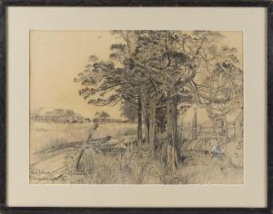 FENN Harry 1838-1911,Cedars of Manasquan,Eldred's US 2020-04-02