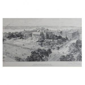 FENN Harry 1838-1911,Columbia University Campus,1903,Kodner Galleries US 2021-08-19