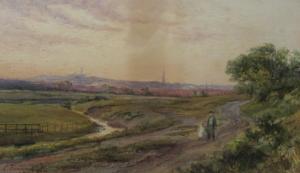 FENNELL Louisa 1847-1930,Panoramic view of Wakefield,David Duggleby Limited GB 2016-03-11