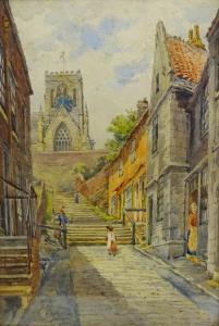 FENNELL Louisa 1847-1930,St Mary's Steps Scarborough,David Duggleby Limited GB 2020-06-27